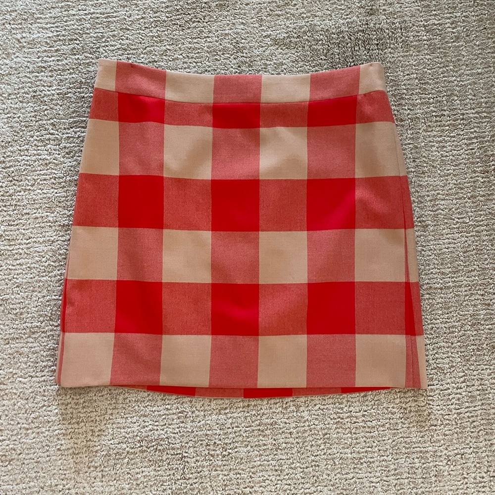 Jcrew factory plaid mini skirt